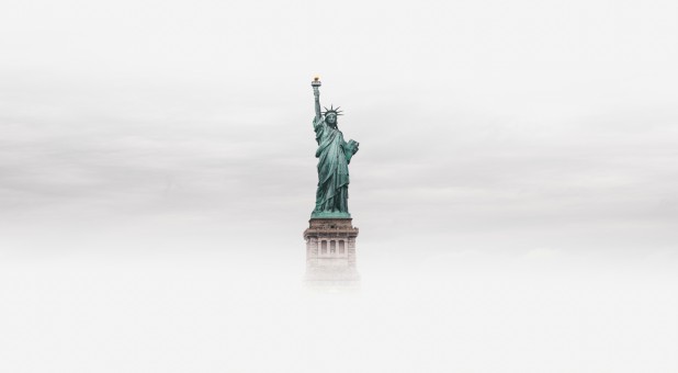 2019 05 Statue of Liberty Fog