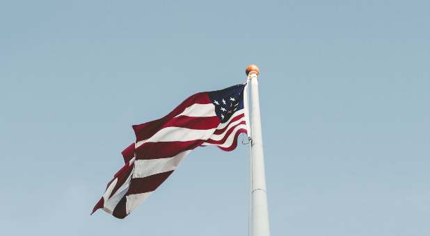 2019 09 american flag pole