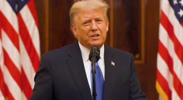 President Donald J. Trump addresses the nation for the final time as president.
