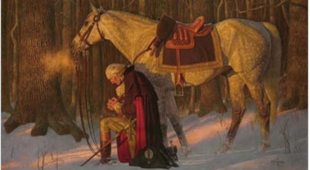 2021 8 George Washington in Prayer at Valley Forge1