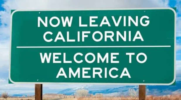 Leaving California.