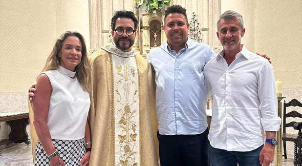 Ronaldo's baptism.