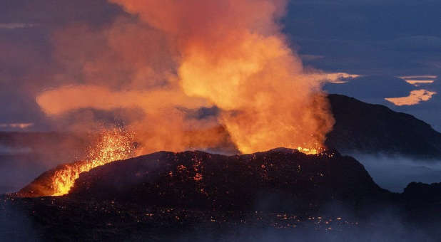 Icelandic volcano.