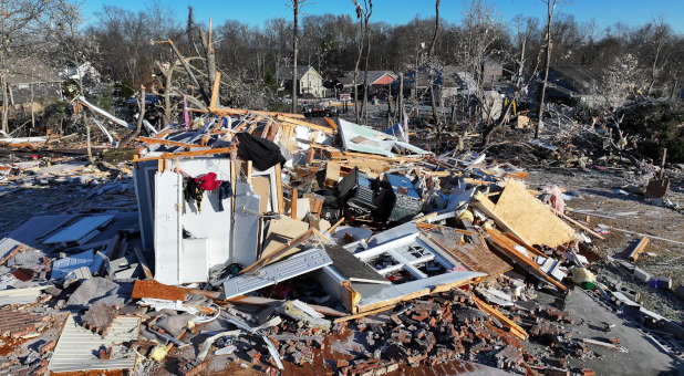 Wreckage from Tennessee tornadoes.