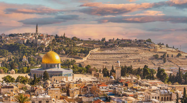 View of the Temple Mount.