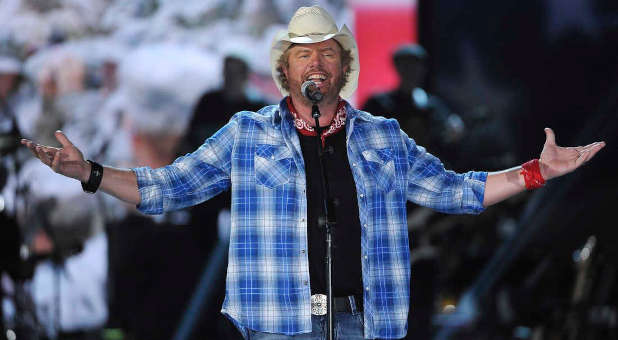 Country music legend Toby Keith.
