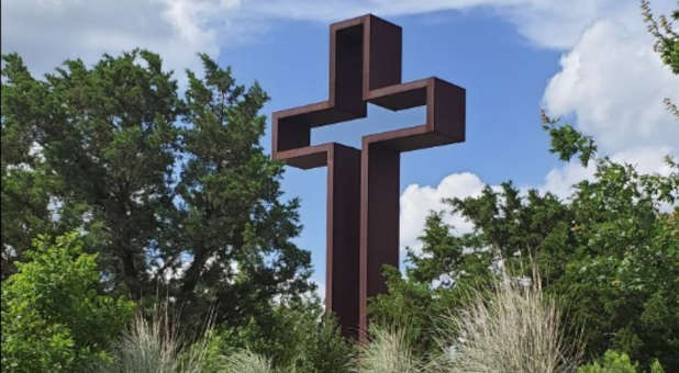 The Empty Cross in Kerrville, Texas..