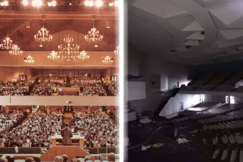 Abandoned Megachurch Offers Rare Glimpse Back in Time